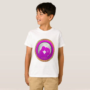 Camiseta Silueta joven el besarse otra del rosa de los