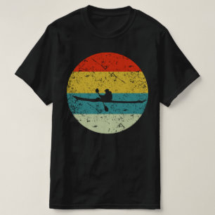 Camiseta silueta kayak retro vintage años 70