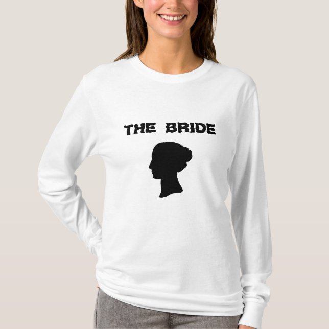 Camiseta silueta, LA NOVIA (Anverso)