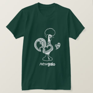 Camiseta Silueta moderna de gallo portugués