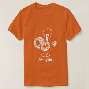 Camiseta Silueta moderna de gallo portugués