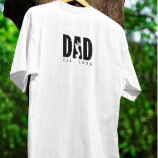 Camiseta Silueta personalizada de padre e hijo