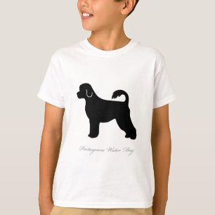 Camiseta Silueta portuguesa del perro de agua