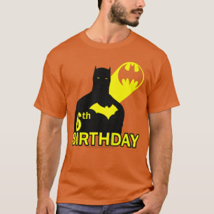 Camiseta Silueta retro del 6º cumpleaños de DC Comics Batma