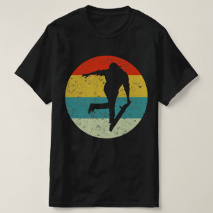 Camiseta Silueta retro vintage de SKATING 70