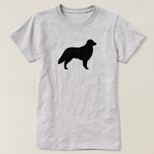 Camiseta Silueta revestida plana del perro perdiguero