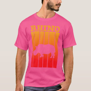 Camiseta Silueta Rinoceronte Al Azar