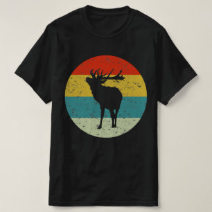 Camiseta silueta vintage buk retro años 70