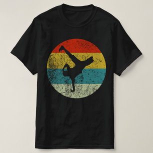 Camiseta silueta vintage rap retro años 70