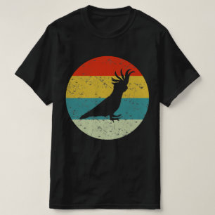 Camiseta Silueta vintage retro COCKATOO 70