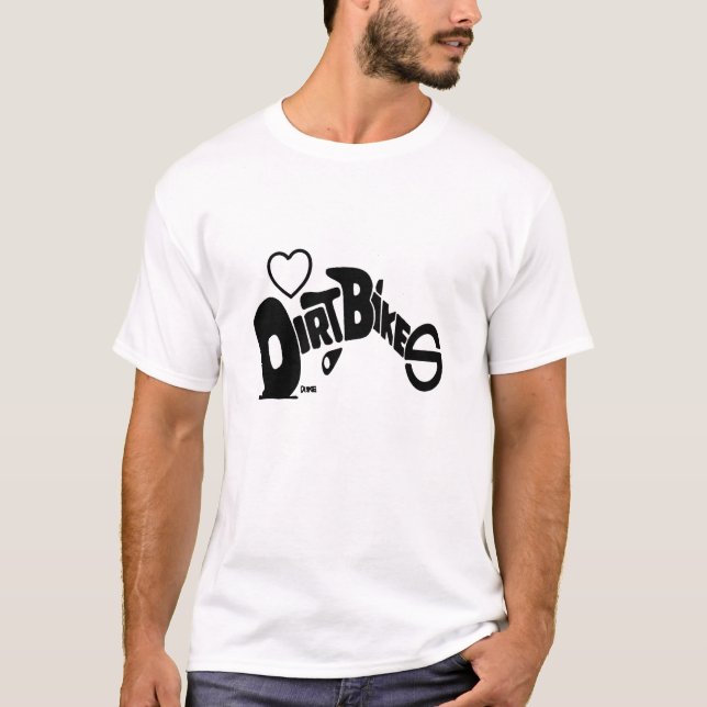 CAMISETA SILUETAS DE DIRTBIKES (Anverso)
