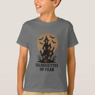 Camiseta Siluetas de miedo - Halloween en casa embrujada