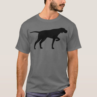 Camiseta Siluetas de perro puntero