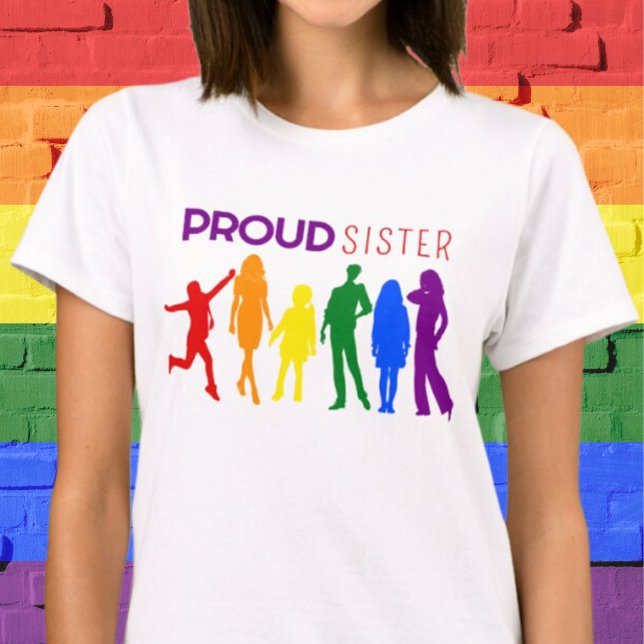 Camiseta Siluetas femeninas del Orgullo Gay de la Orgullo O (Subido por el creador)