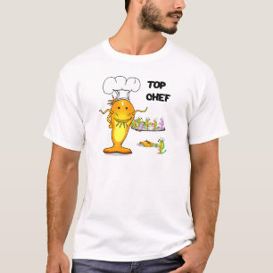 Camiseta Siluro superior del cocinero