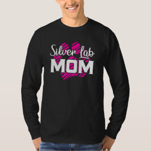 Camiseta Silver Lab Mama Fur Mom Dog