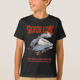 Camiseta Silver Link - LNER Class A4 2509 Steam Train Loco