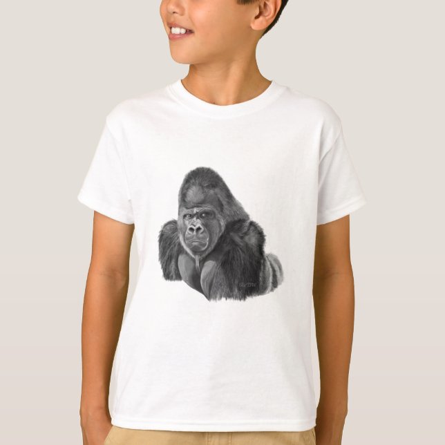 Camiseta Silverback Gorilla T-shirt ゴリラのTシャツ (Anverso)