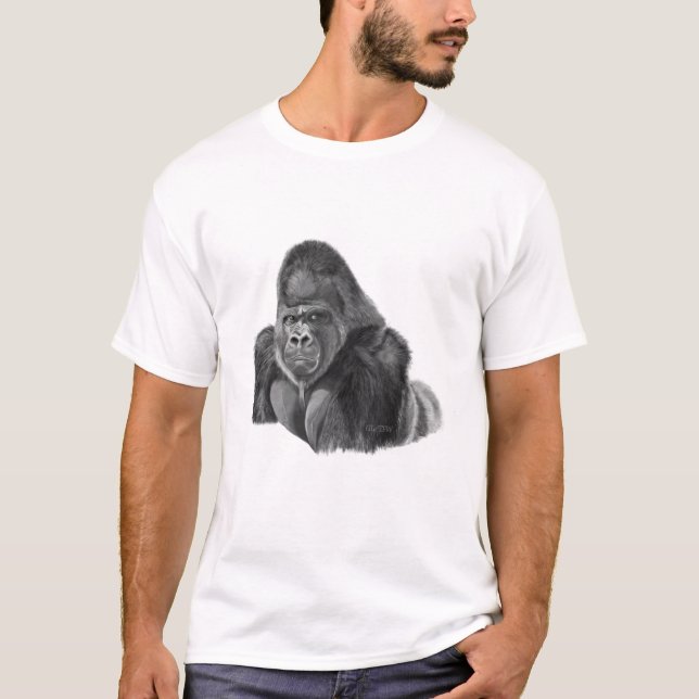 Camiseta Silverback Gorilla T-shirt ゴリラのTシャツ (Anverso)