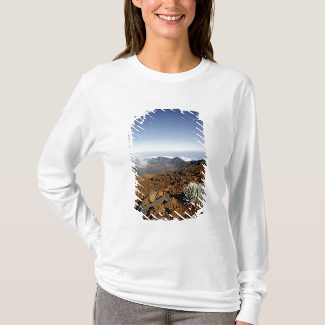 Camiseta Silvero en la cuenca del cráter Haleakala desde ce (Anverso)
