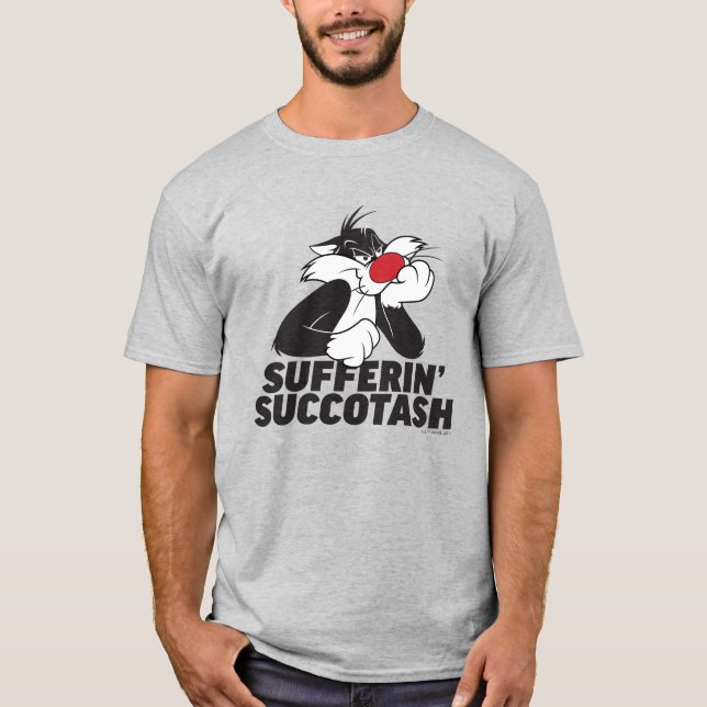 Camiseta SÍLVESTER™ "Sufriendo" Sucotash Sulfik (Anverso)