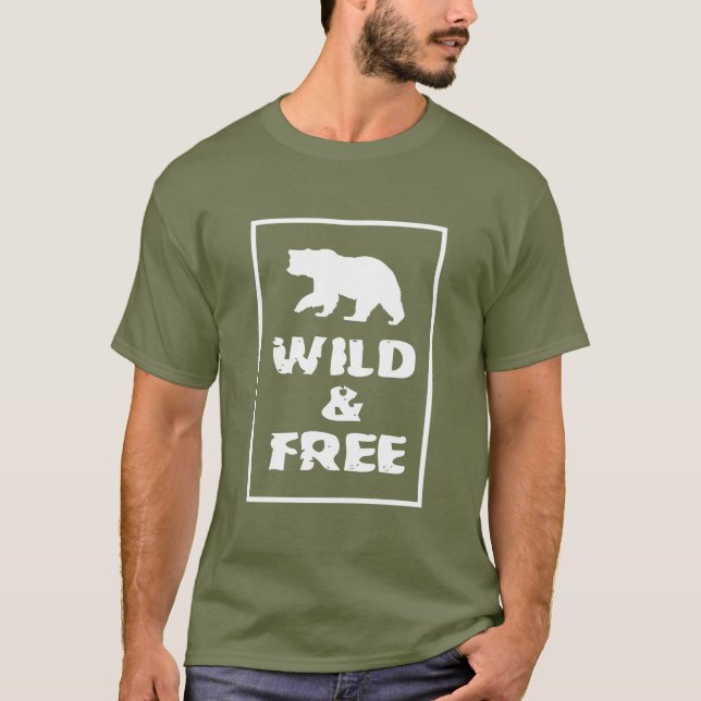 Camiseta Silvestre Y Libre (Anverso)