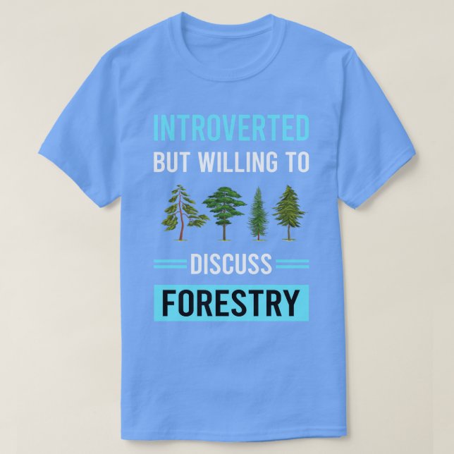 Camiseta Silvicultura introducida (Diseño del anverso)