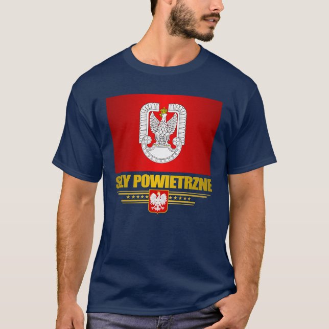 Camiseta Sily Powietrzne (Fuerza Aérea Polaca) (Anverso)