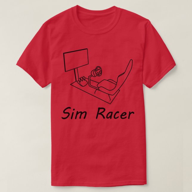 Camiseta Sim Racer (Diseño del anverso)