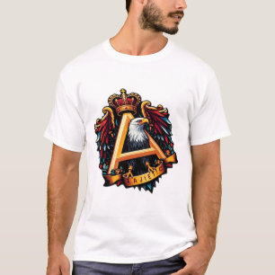Camiseta Simbolismo majestuoso: El águila coronada y la aud