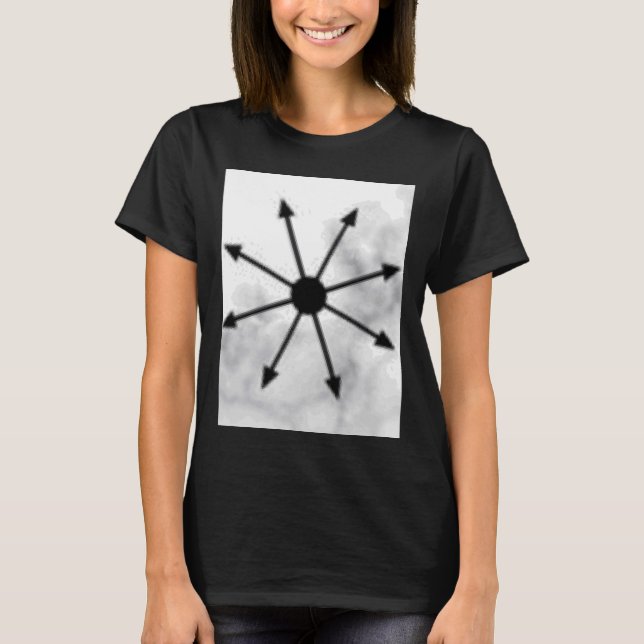 Camiseta Simbolismo oculto de caos (Anverso)