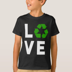 Camiseta Simbolito de reciclaje gracioso planeta ambiental