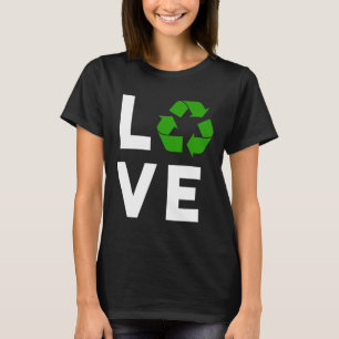 Camiseta Simbolito de reciclaje gracioso planeta ambiental