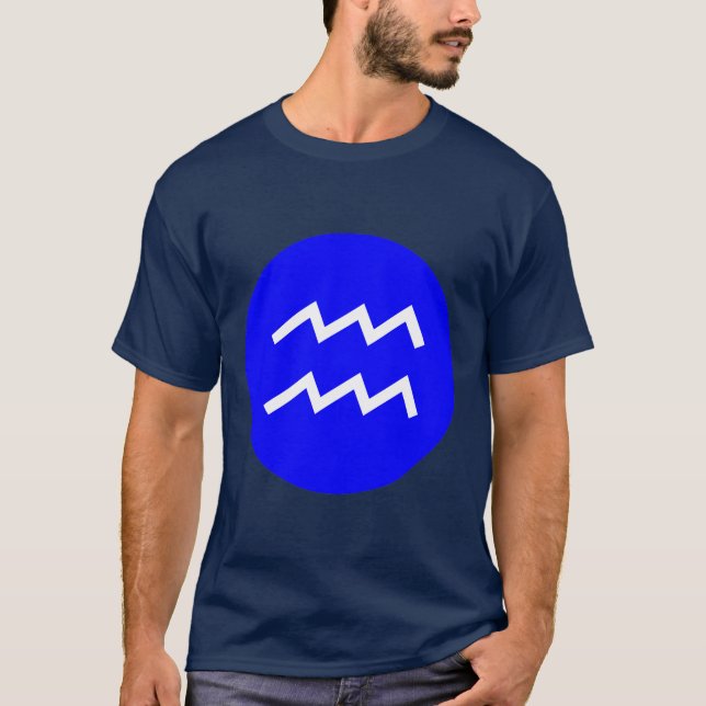 Camiseta Símbolo acuario (Anverso)