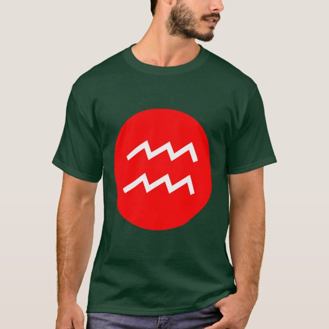 Camiseta Símbolo acuario (Anverso)
