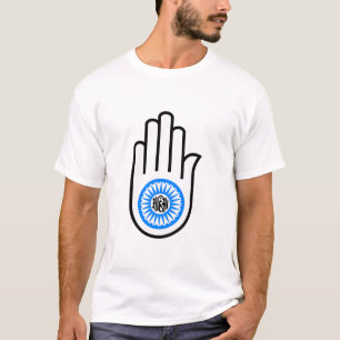 Camiseta Símbolo Ahimsa Hindú Budista Jainista Jainismo Man