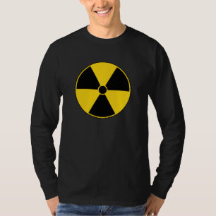 Camiseta Símbolo amarillo de la radiación