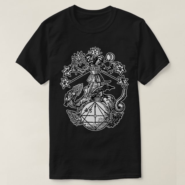 Camiseta Símbolo antiguo de Rebis (Diseño del anverso)