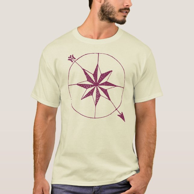 Camiseta Símbolo antiguo del colector del mapa de la (Anverso)