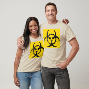 Camiseta Símbolo apenado del biohazard