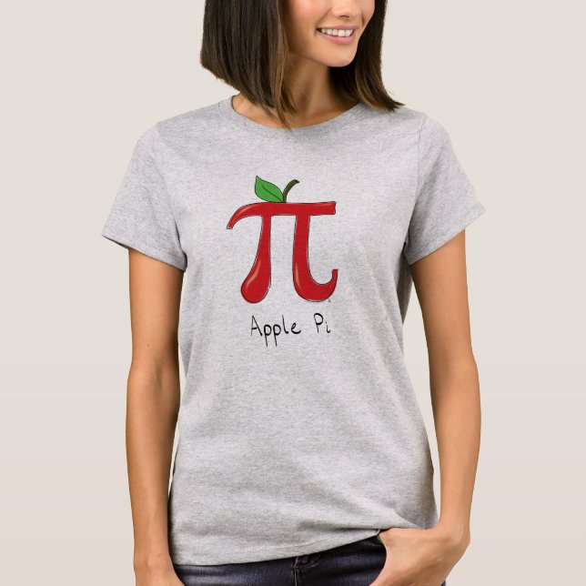 Camiseta Símbolo Apple Pi Maestra Cuta (Anverso)