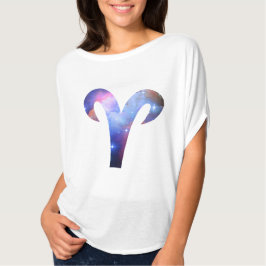 Camiseta Símbolo Aries Círculo flojo arriba