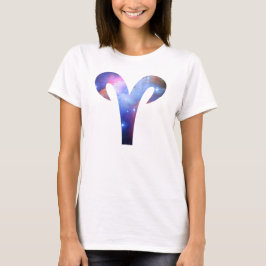Camiseta Símbolo Aries Círculo flojo arriba