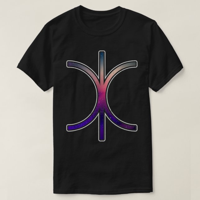 Camiseta Símbolo astronómico Eris espacio de planeta enano (Diseño del anverso)