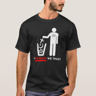 Camiseta Símbolo ateo ateísmo agnóstico Freethinker Funny