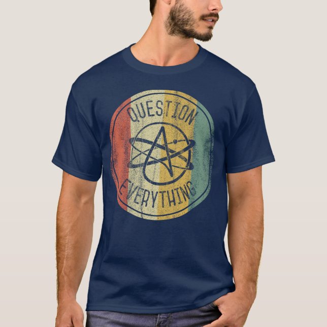 Camiseta Símbolo ateo ateísmo agnóstico Freethinker Funny (Anverso)