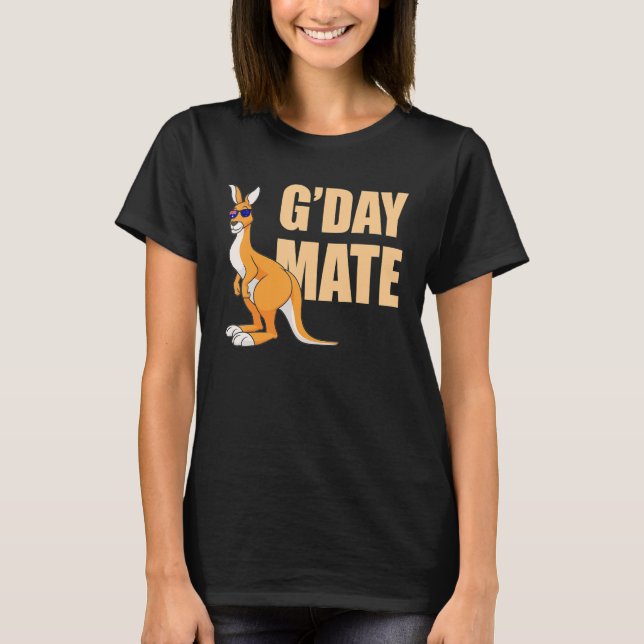 Camiseta Símbolo australiano canguro de G'Day Mate (Anverso)