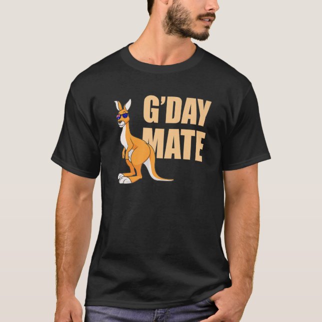 Camiseta Símbolo australiano canguro de G'Day Mate (Anverso)