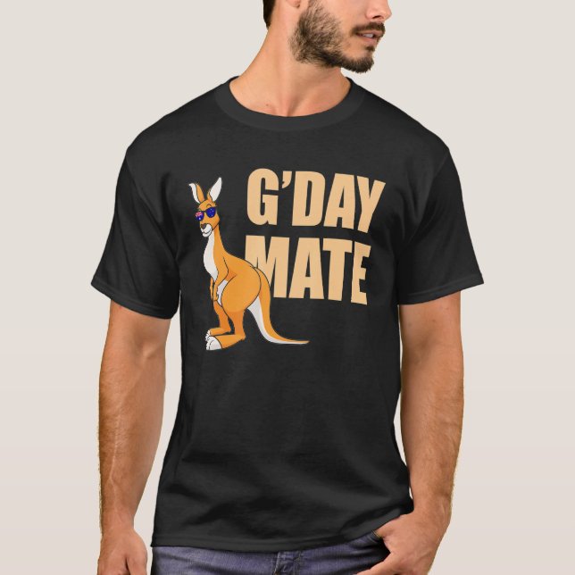 Camiseta Símbolo australiano canguro de G'Day Mate (Anverso)