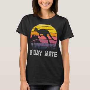 Camiseta Símbolo australiano del canguro "G'Day Mate" de Au